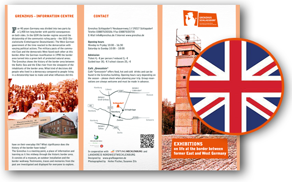 Flyer in Englisch herunterladen
