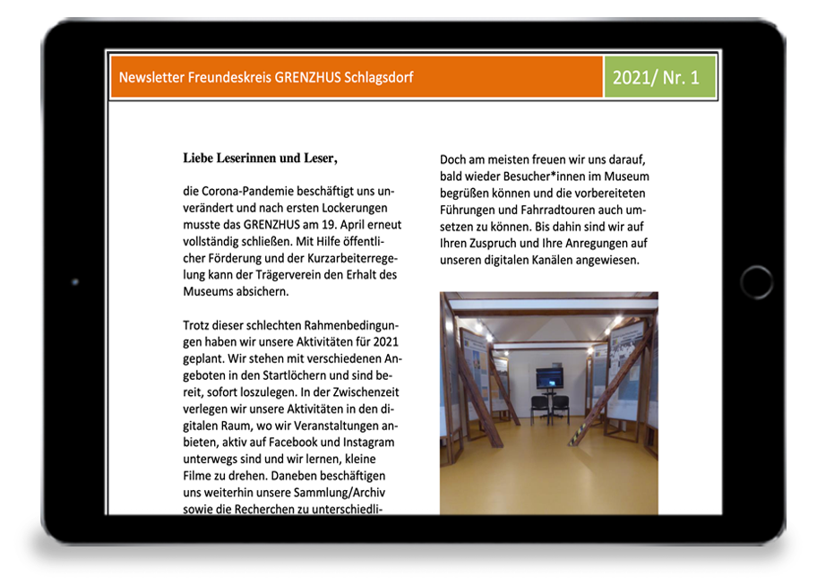 Unser aktueller Newsletter zum Download