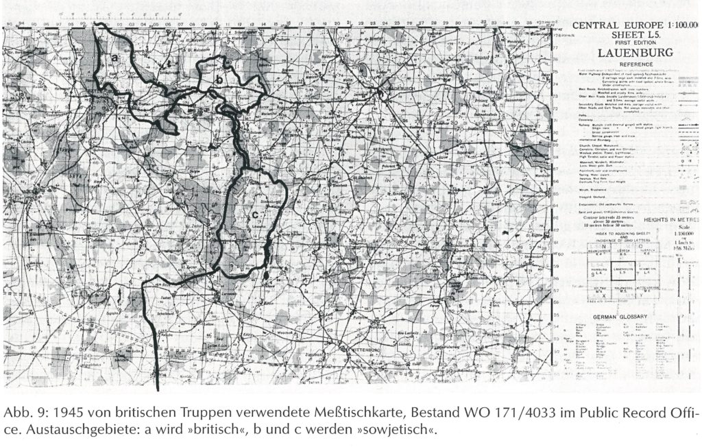 Karte Gebietsaustausch